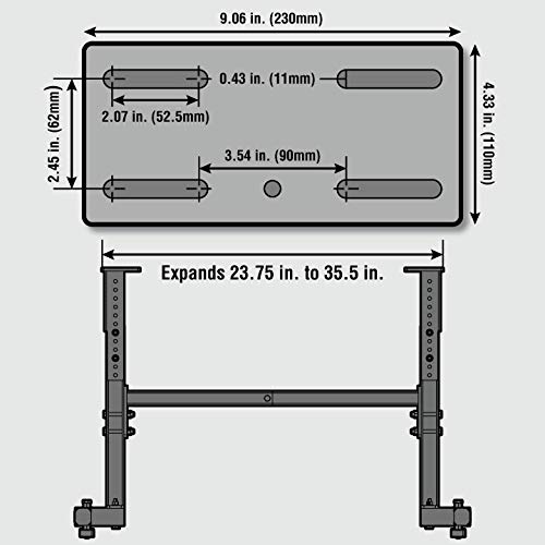 WEN LA8800 225-Pound Capacity Height Adjustable Steel Lathe Stand