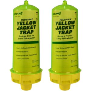 rescue! reusable yellowjacket trap – includes attractant - 2 traps