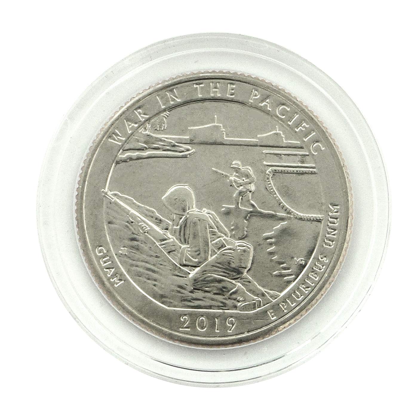 2019 W War in the Pacific National Historical Park, Guam - Great American Coin Hunt - #WQUARTER Quarter Uncirculated US Mint