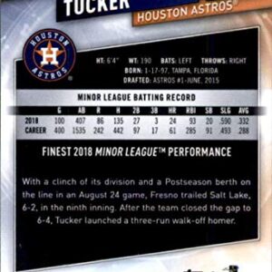 2019 Finest #3 Kyle Tucker Houston Astros Rookie Baseball Card