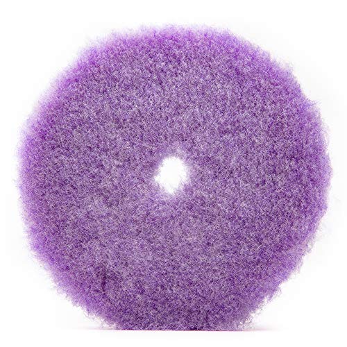 Wool Buffing Pad for Standard Duty Orbital (1 Pack, 5.25"), Premium Polishing Pads - Car Polishing Kit with Reduced Lint and Top Retention - Dense Foam Polisher Car Buffer Pads