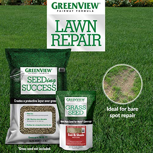 GreenView Fairway Formula Seeding Success (2329835) Biodegradable Mulch with Fertilizer - 38 lb. - Covers 760 sq. ft.