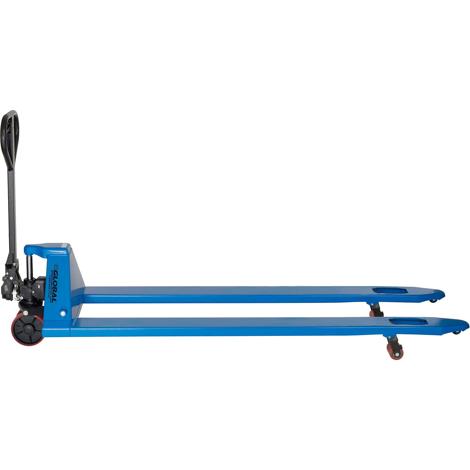 Global Industrial 4400 Lb. Capacity Extra-Long Fork Pallet Jack Truck, 27 x 78