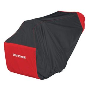 craftsman single stage gas snow blower cover, black/red
