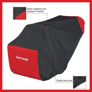 Craftsman Single Stage Gas Snow Blower Cover, Black/red