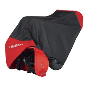 Craftsman Single Stage Gas Snow Blower Cover, Black/red