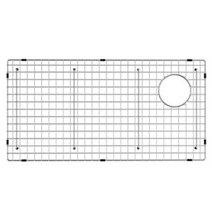 kraus kbg-gr2814 bellucci series stainless steel kitchen sink bottom grid with soft rubber bumpers for 33-inch kitchen sink