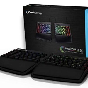 KINESIS USB GAMING Freestyle Edge RGB Split Mechanical Keyboard (MX Blue)