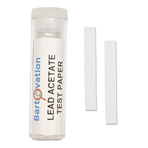 Lead Acetate Test Paper for Detection of Hydrogen Sulfide [Vial of 100 Paper Strips]