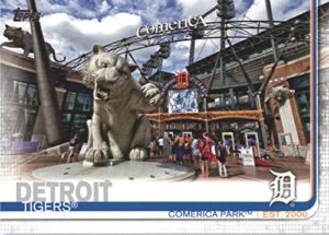 2019 topps #491 comerica park detroit tigers baseball card