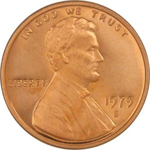 1979 s type 2 clear s lincoln memorial cent choice proof penny 1c coin