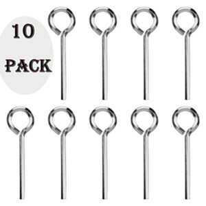 PAGOW 10 Pack 5/32" Standard Hex Dogging Key with Full Loop, Allen Wrench Door Key for Christmas Festival Party Decoration Hurricane Protection Push Bar Panic Exit Devices(0.84" x 2.78")