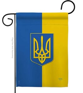 ukraine garden flag bandera de ucrania breeze decor indoor tapestry suppport Україна outdoor home decorations house banner wall hanging small yard stand with ukrainian gifts made in usa