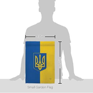 Ukraine Garden Flag Bandera de Ucrania Breeze Decor Indoor Tapestry Suppport Україна Outdoor Home Decorations House Banner Wall Hanging Small Yard Stand With Ukrainian Gifts Made In USA