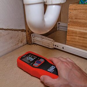 Klein Tools ET140 Pinless Moisture Meter for Non-Destructive Moisture Detection in Drywall, Wood, and Masonry; Detects up to 3/4-Inch Below Surface