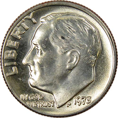 1973 Roosevelt Dime BU Uncirculated Mint State 10c US Coin Collectible