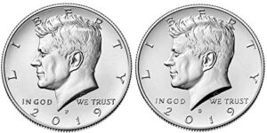 2019 p and d kennedy half dollars uncirculated
