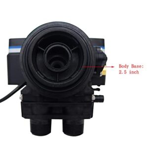 INTBUYING Time Clock Control Valve for Water Filter Softener Resin Tank 9''-11'' Diameter with fine Thread