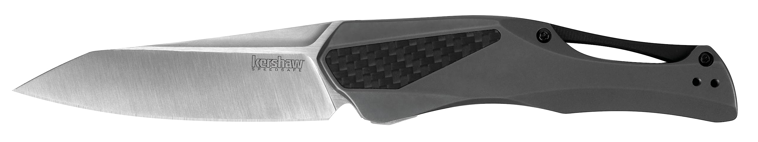 Kershaw Collateral Spear Point Pocket Knife, 3.4-in. Blade, SpeedSafe Assisted Opening, Frame Lock (5500)