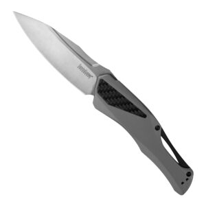 Kershaw Collateral Spear Point Pocket Knife, 3.4-in. Blade, SpeedSafe Assisted Opening, Frame Lock (5500)