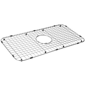 serene valley sink bottom grid 25-1/8" x 12-7/8", centered drain with corner radius 1-1/2", sink grid stainless steel ndg2513c