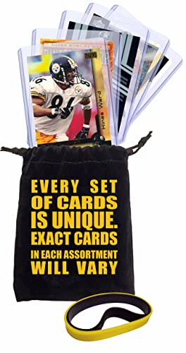 Hines Ward Football Cards (5) Assorted Bundle - Pittsburgh Steelers Trading Card Gift Set