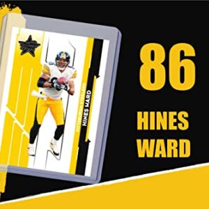 Hines Ward Football Cards (5) Assorted Bundle - Pittsburgh Steelers Trading Card Gift Set