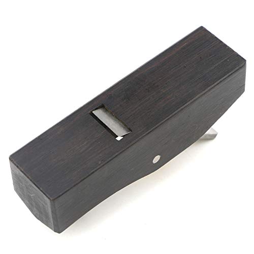 Mini Ebony Wood Planer Hand Tool Unxuey Flat Bottom Wood Plane Tool Wood Trimming Plane for Woodworking Wooden Planing for Joinery Woodcraft Guitar Instrument.