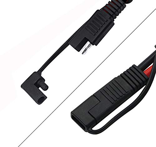 CERRXIAN 50cm 10AWG SAE to Male & Female Adapter 10AWG Cable with SAE Conector for RV Panel Solar