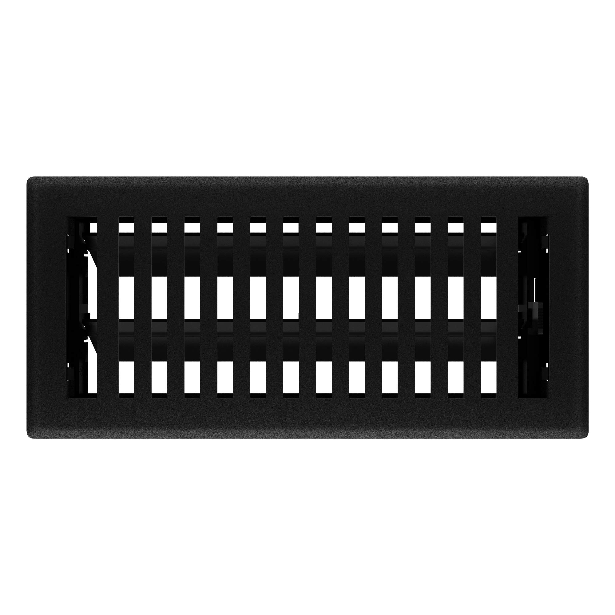 Imperial RG3439 Montezuma Decorative Floor Register, 4 x 10-Inch, Black Iron