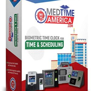 CLOUD Software for Time & Attendance, Scheduling and Payroll Hours for ZKTechnology US10C-ID, US15C-ID, uFace800, S922 Biometric Time Clock Compatible. 10 Employee 30 Day Package