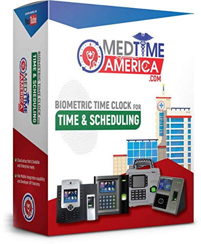 CLOUD Software for Time & Attendance, Scheduling and Payroll Hours for ZKTechnology US10C-ID, US15C-ID, uFace800, S922 Biometric Time Clock Compatible. 10 Employee 30 Day Package