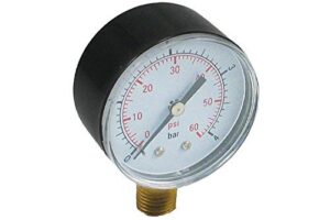 cmp pressure gauge 0-60 psi for pentair and hayward pool filters bottom mount
