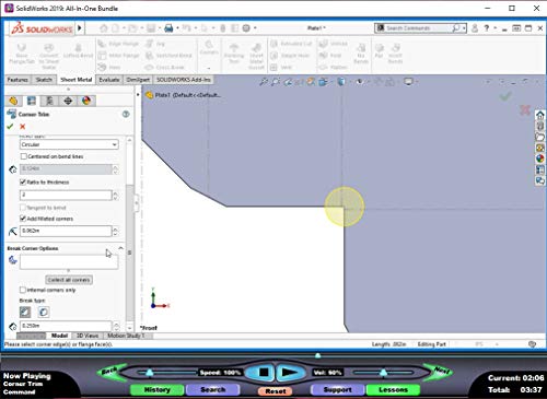 SOLIDWORKS 2019: Sheet Metal Design – Video Training Course