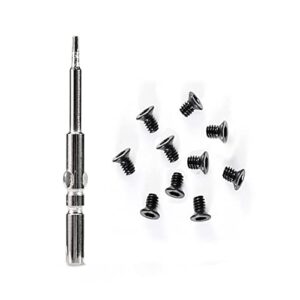 20 screws and 1 screwdriver for rfid minimalist aluminum metal slim wallet
