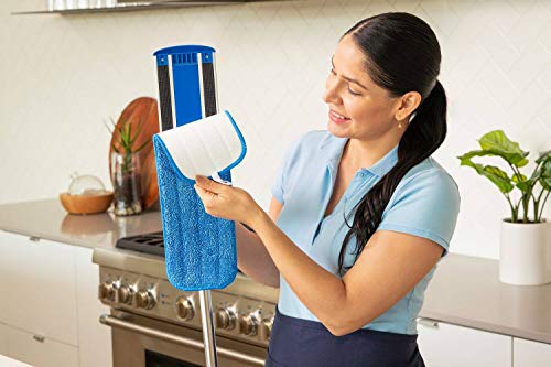 Microfiber Wholesale™ 18 inch Microfiber Mop Pads - Machine Washable, Reusable, Refills & Replacement Wet Mop Heads Compatible with Any Microfiber Flat Mop System (18 Pack)