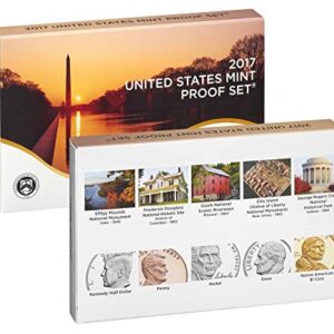 2017 S United States Proof Set in Original Government Packaging Cent, Nickel, Dime, Quarter. Half Dollar & Dollar & 5 ATB Quarters US Mint Proof