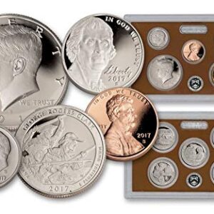 2017 S United States Proof Set in Original Government Packaging Cent, Nickel, Dime, Quarter. Half Dollar & Dollar & 5 ATB Quarters US Mint Proof