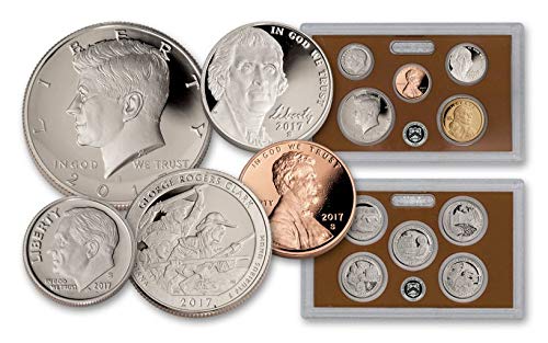 2017 S United States Proof Set in Original Government Packaging Cent, Nickel, Dime, Quarter. Half Dollar & Dollar & 5 ATB Quarters US Mint Proof