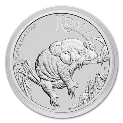 2022 P 1 oz Australian Silver Koala Coin Brilliant Uncirculated (in Capsule) with Certificate of Authenticity $1 Seller BU