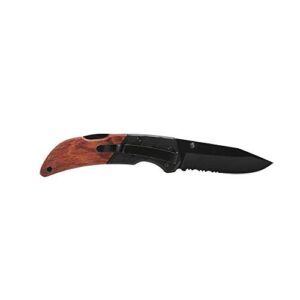 Husky Steel Straight Edge Folding Knife