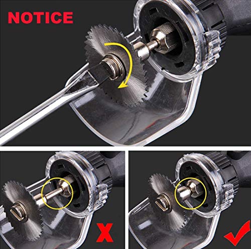 Cutting Wheels for Rotary Tool, Diamond Metal Wood Cutting Wheels and Drill Cutting Disc with 1/8" Shank and Resin Cutting Off Wheels with Mandrels for Wood Metal DIY Craft