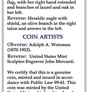 2019 - American Silver Eagle .999 Fine Silver with Our Certificate of Authenticity Dollar Uncirculated US Mint