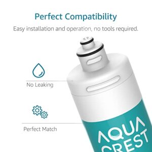 AQUA CREST I2000 Under Sink Water Filter, 26K Gallons, Replacement Cartridge for Everpure i2000, MC2, ESO7, MH2, EV9612-22, EV9612-56, EV9607-25, EV9613-21, NSF/ANSI 42 Certified