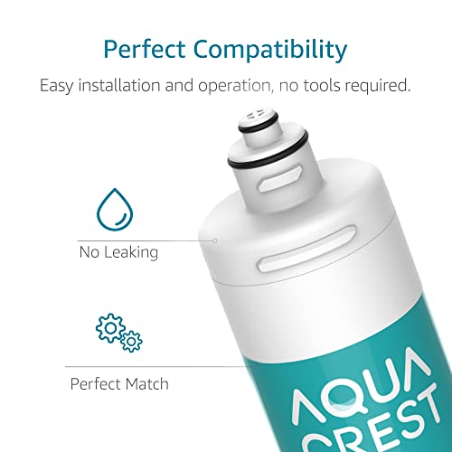 AQUA CREST I2000 Under Sink Water Filter, 26K Gallons, Replacement Cartridge for Everpure i2000, MC2, ESO7, MH2, EV9612-22, EV9612-56, EV9607-25, EV9613-21, NSF/ANSI 42 Certified