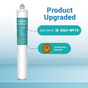 AQUA CREST I2000 Under Sink Water Filter, 26K Gallons, Replacement Cartridge for Everpure i2000, MC2, ESO7, MH2, EV9612-22, EV9612-56, EV9607-25, EV9613-21, NSF/ANSI 42 Certified