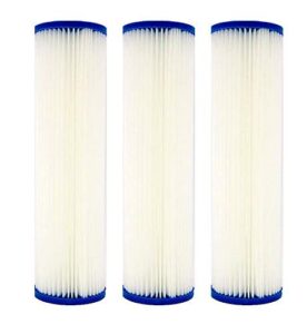 pack of 3 watts (wpc5-975) 9.75"x2.75" 5 micron pleated sediment filter
