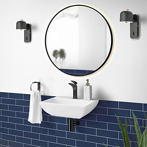 Swiss Madison Well Made Forever SM-WS317 Voltaire Wall Hung Sink, Glossy White