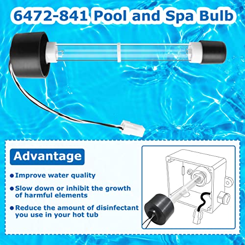 6472-841 Pool and Spa Bulb Replacement for Sundance，Compatible with Clear Ray XL Bulb