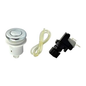 Garbage Disposal Air Switch Spa Bathtub Air Switch Button Kit Chrome Hot Tub Garbage Disposer or Evolution Food Waste Equipment